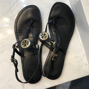 Tory Burch black sandals size 8